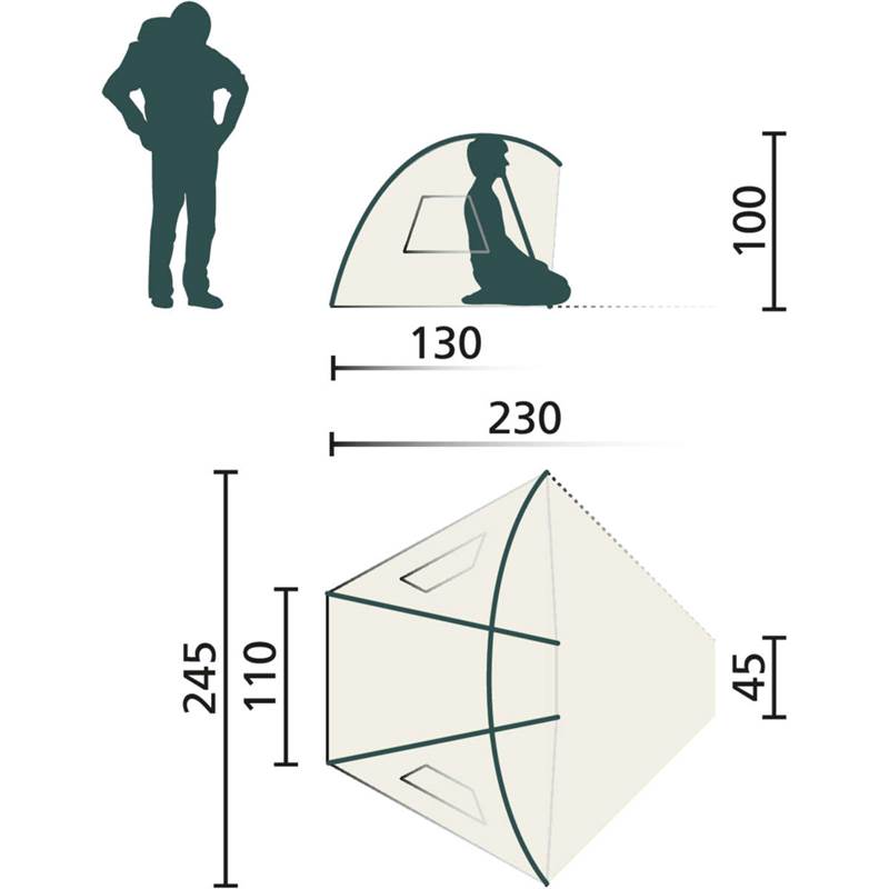 Jack Wolfskin Beach Shelter III 3 Person Tent-5